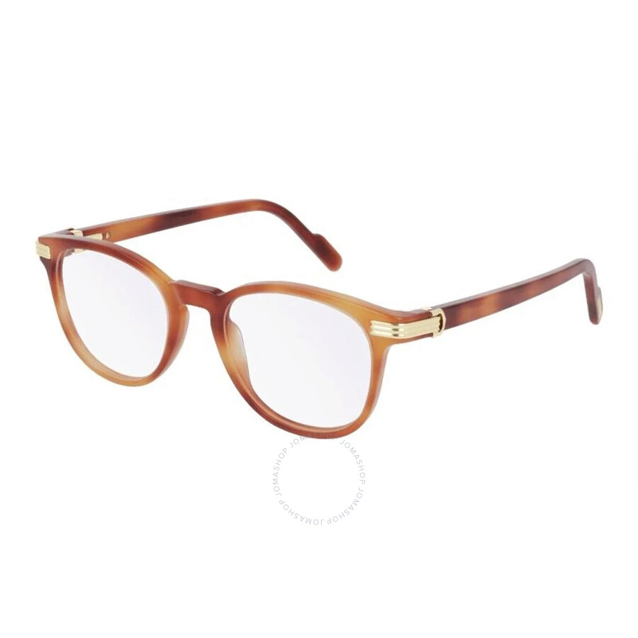 Cartier Demo Square Men's Eyeglasses Ct0221o 003 50