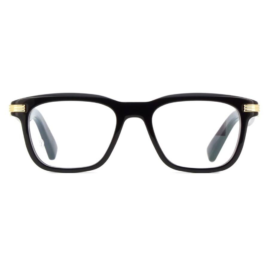Cartier Demo Square Men's Eyeglasses Ct0444o 002 52