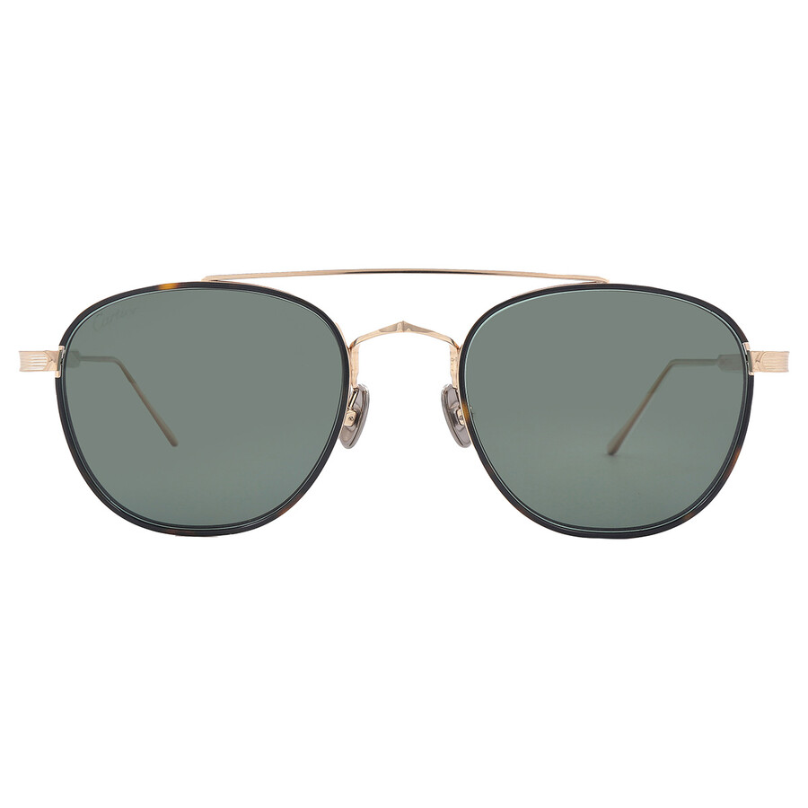 Cartier Green Pilot Men's Sunglasses CT0251S 002 53