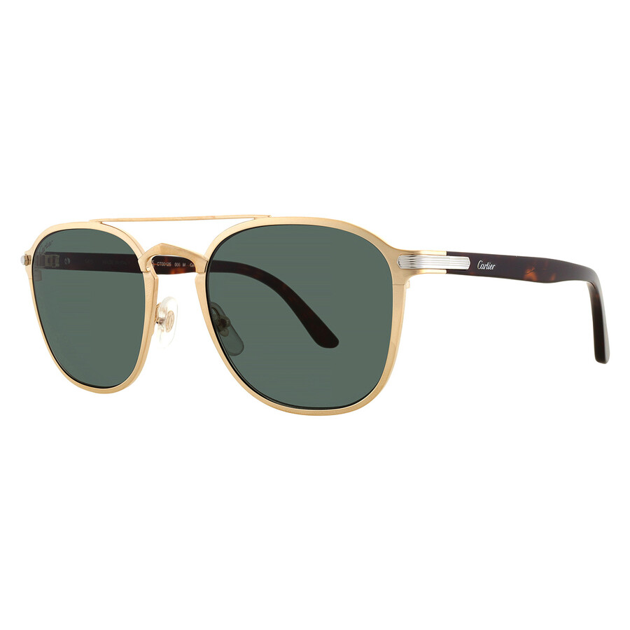 Cartier Green Square Unisex Sunglasses Ct0012s 006 54