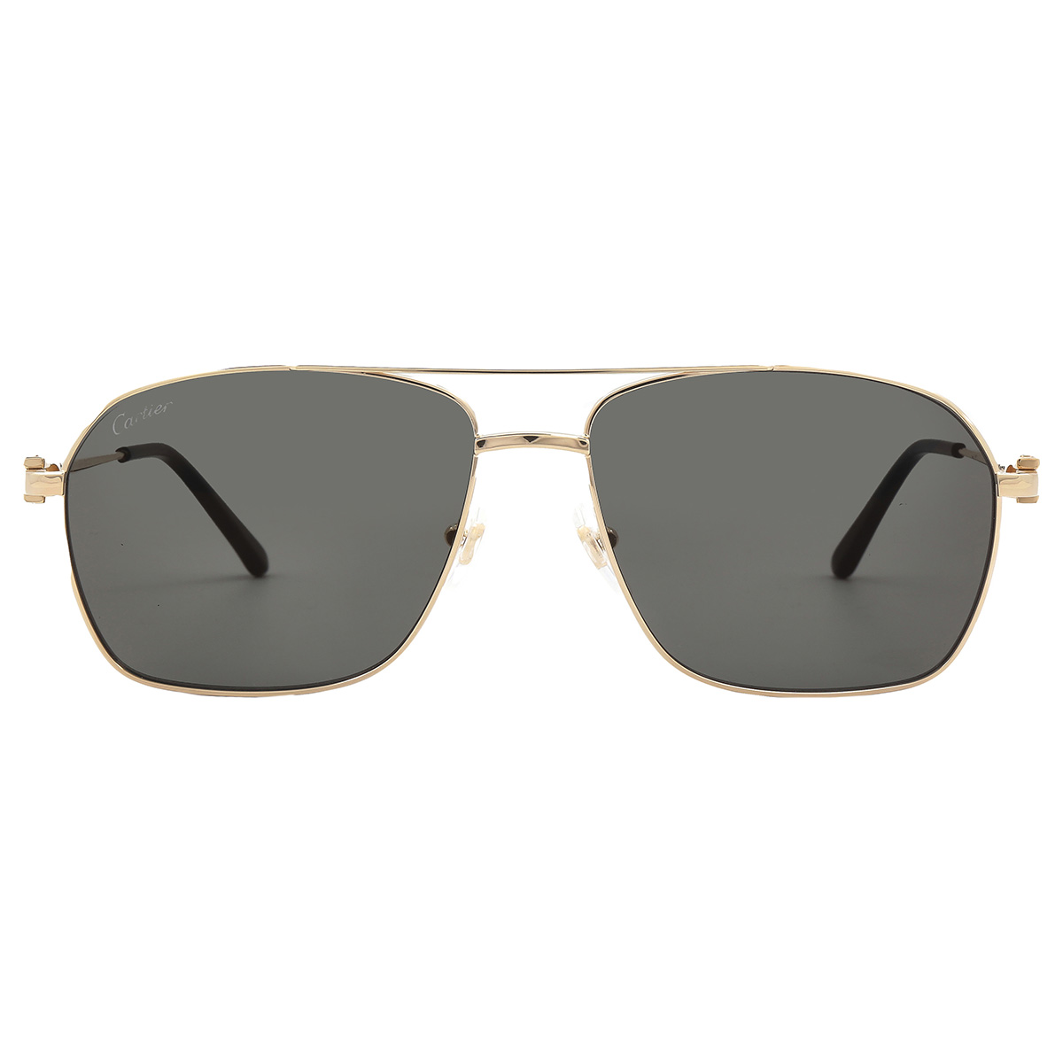 Cartier Grey Navigator Men's Sunglasses CT0306S 003 59