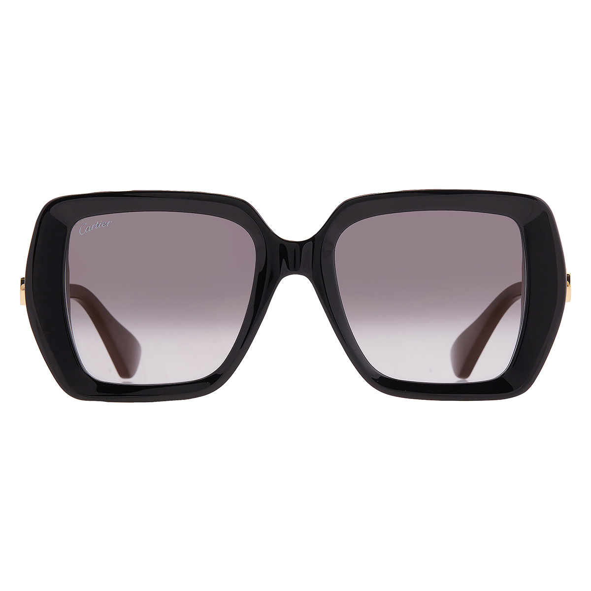 Cartier CT0507S-001 Sunglasses Black Acetate Square CARTIER SUNGLASSES - CT0507S 001 54 - Black C Décor main image 2