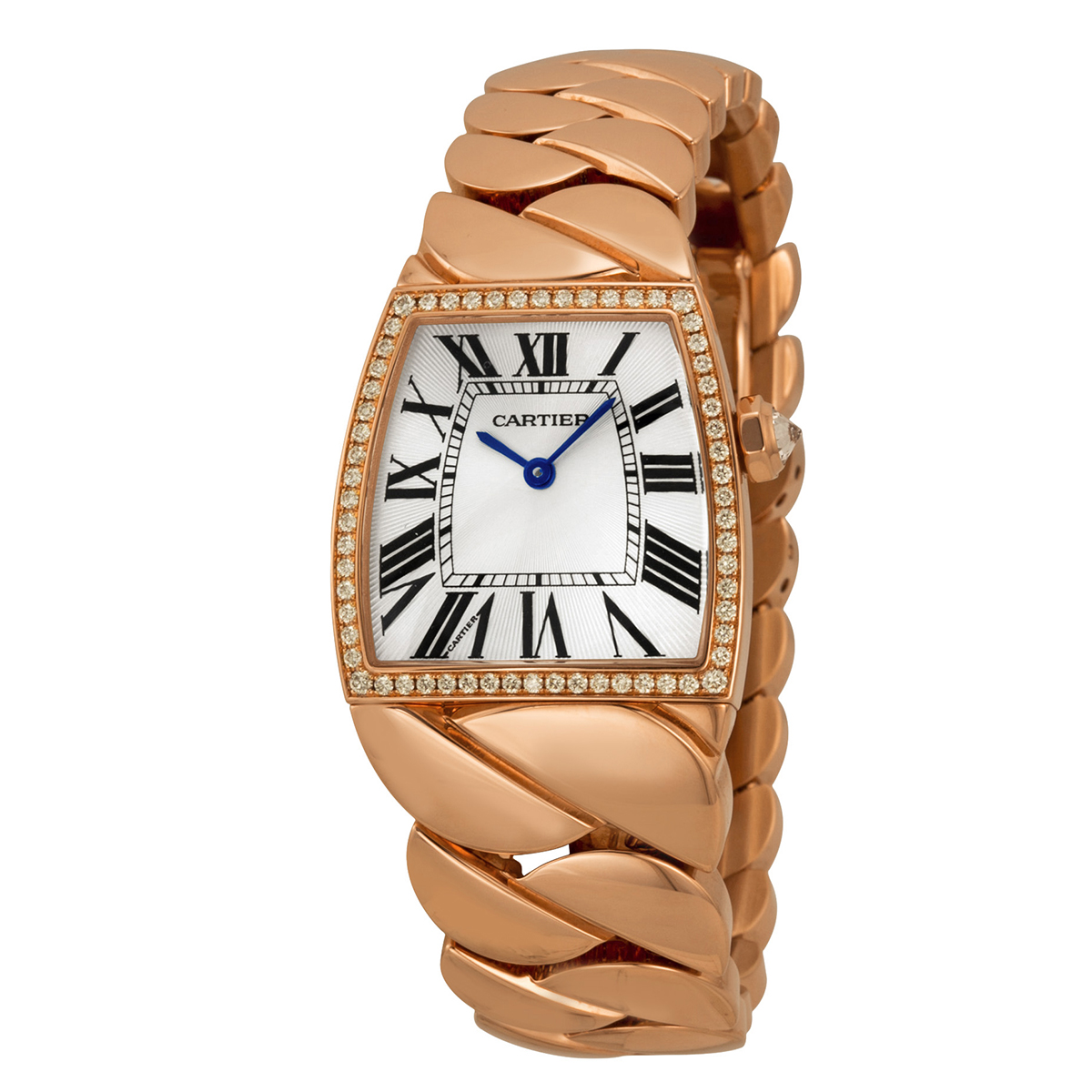 Cartier La Dona de Cartier Silver Dial 18kt Rose Gold Ladies Watch WE60050I