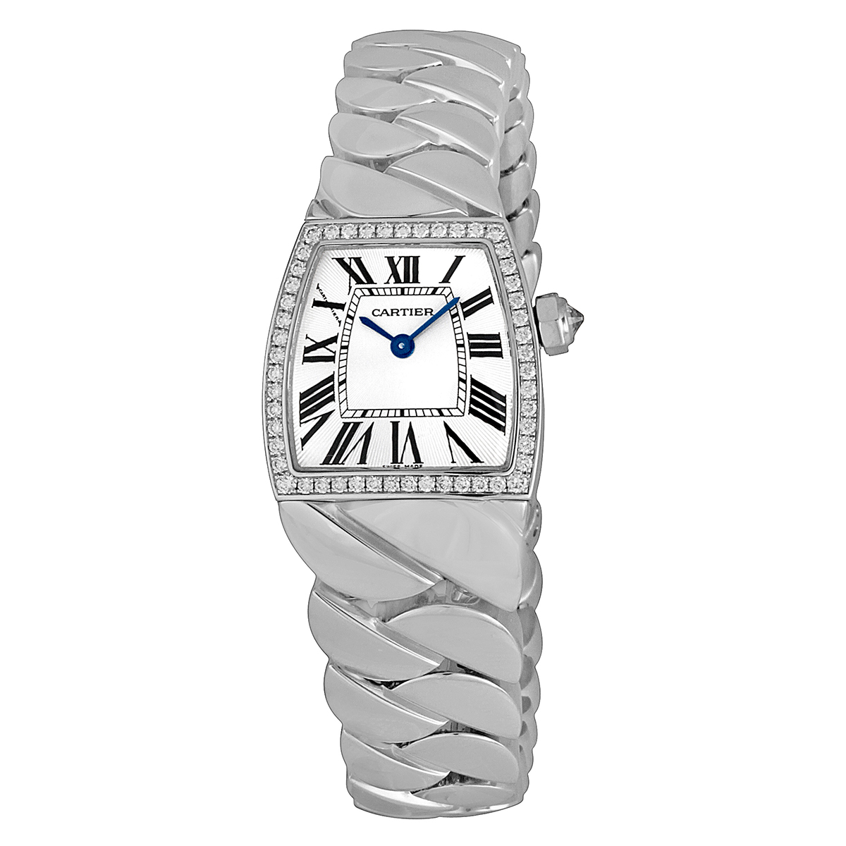 Cartier La Dona Diamond 18kt White Gold Ladies Watch WE60039G
