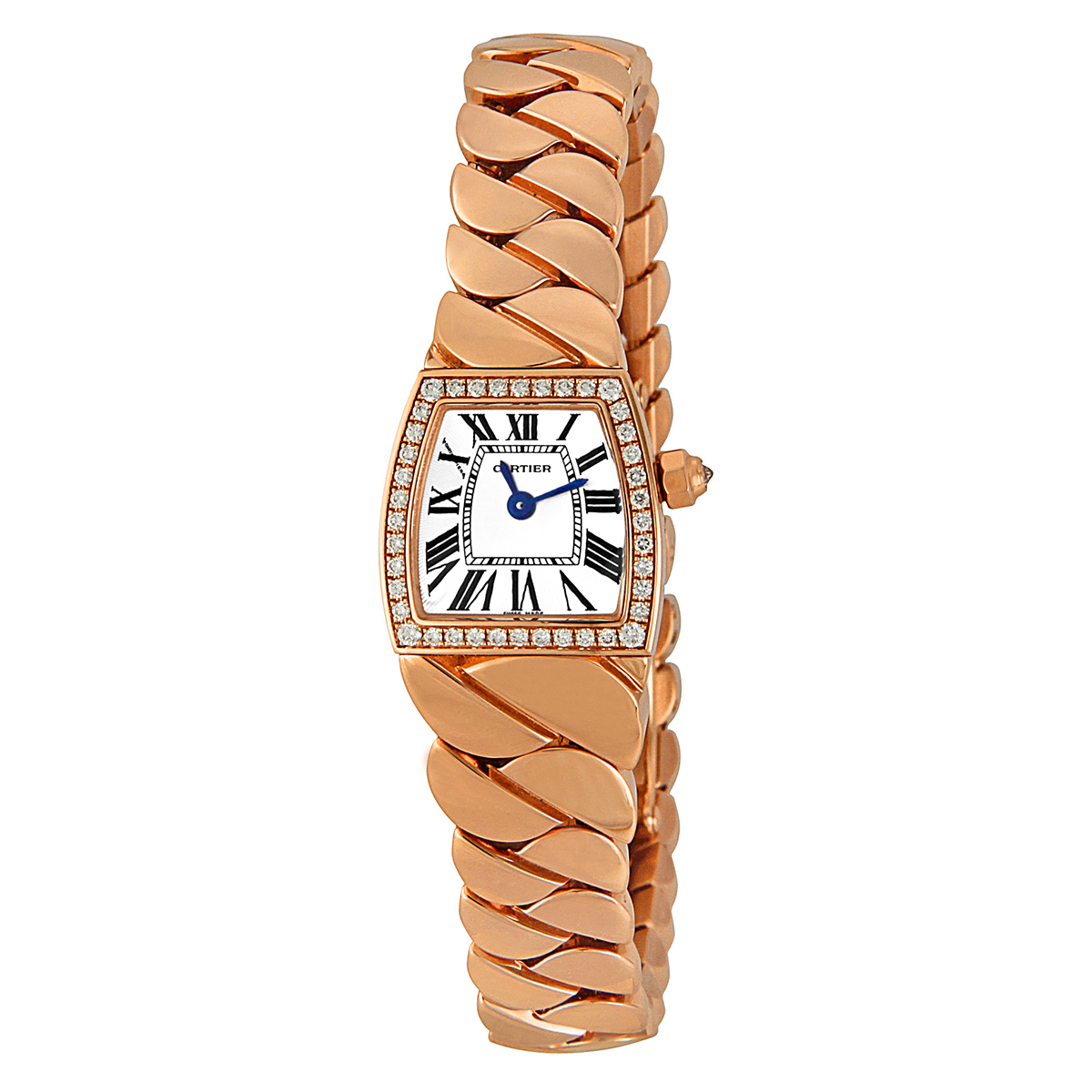 Cartier La Dona Mini 18k Rose Gold Diamond Watch WE60086I