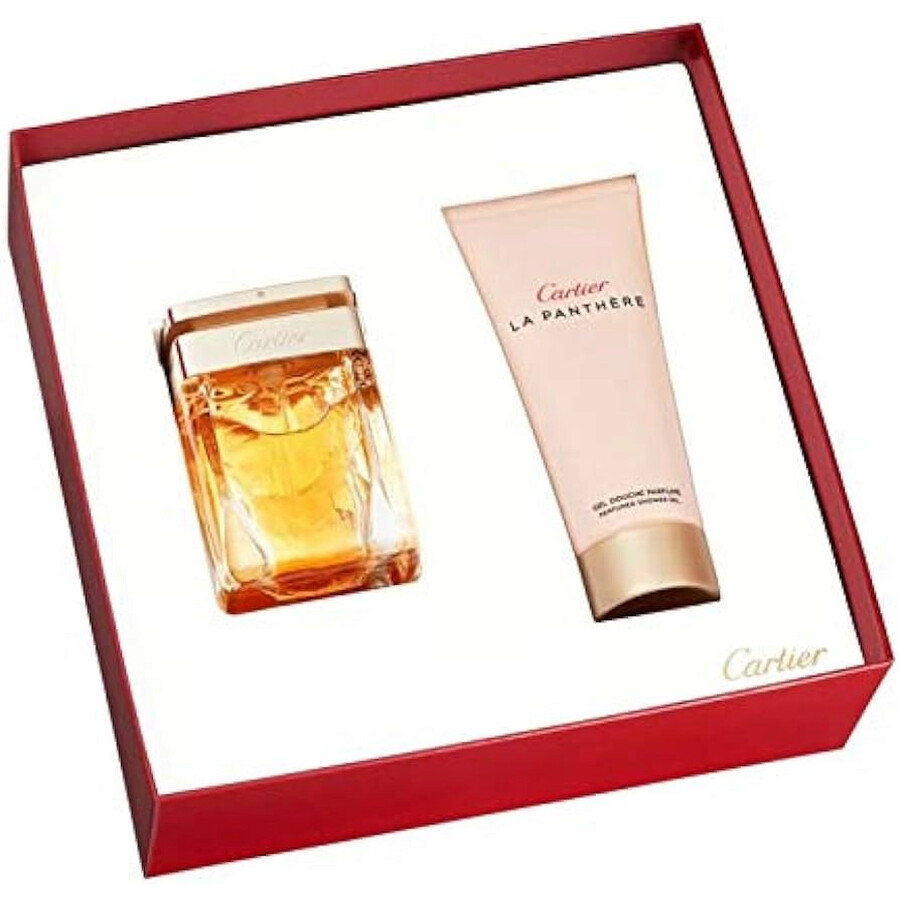 Cartier Ladies La Panthere Gift Set Fragrances 3432240502520
