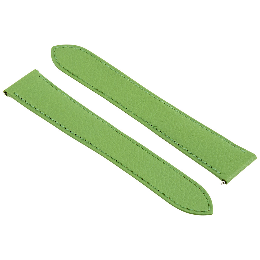 Cartier Green Leather Watch Band KD6XJAFA Watch Accessories, Watch Bands