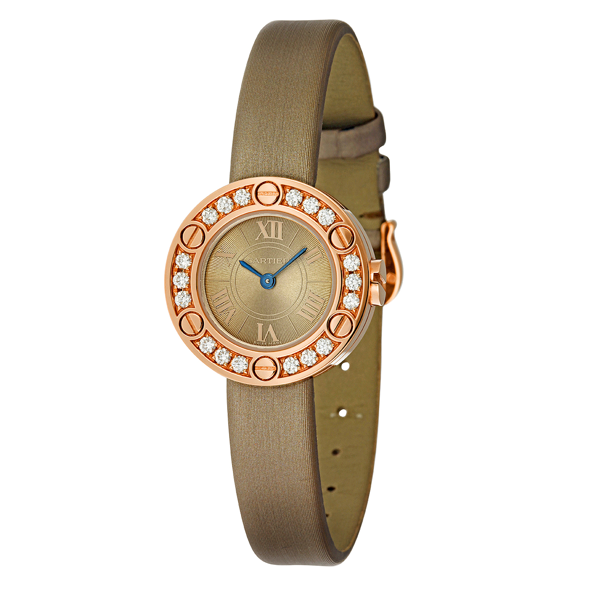 Cartier Love 18kt Rose Gold Ladies Watch WE801331
