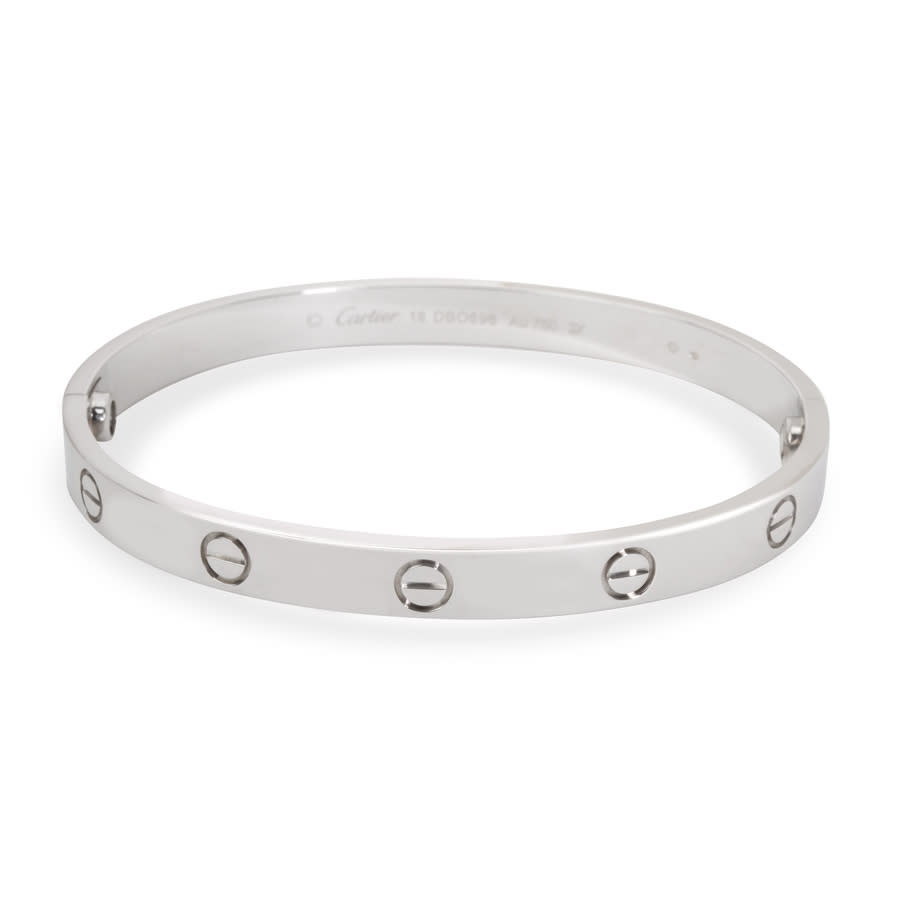 cartier love bracelet white gold men