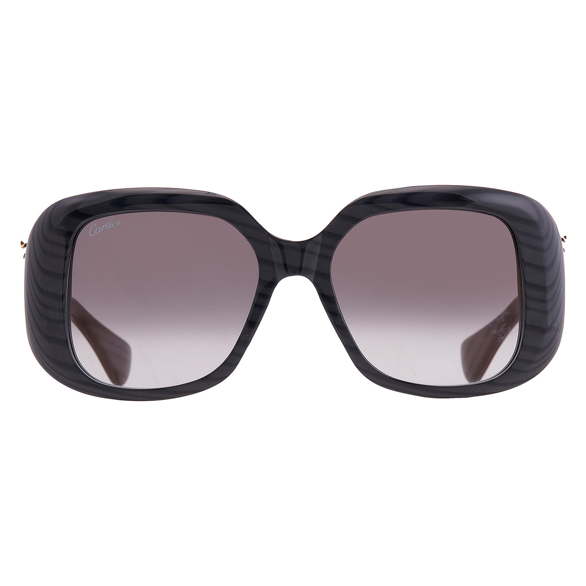 Cartier CT0471S Sunglasses Black Grey Acetate Sunglasses Cartier CT0471S - Mia Burton main image 4