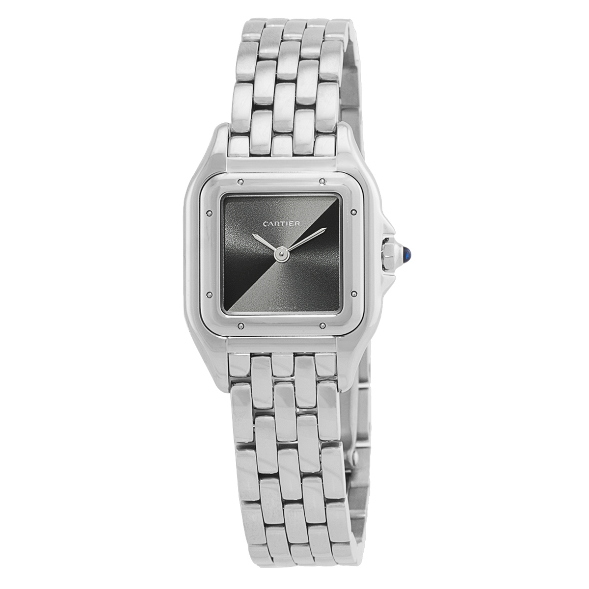 Panthere De Quartz Small Model Grey Dial Ladies Watch