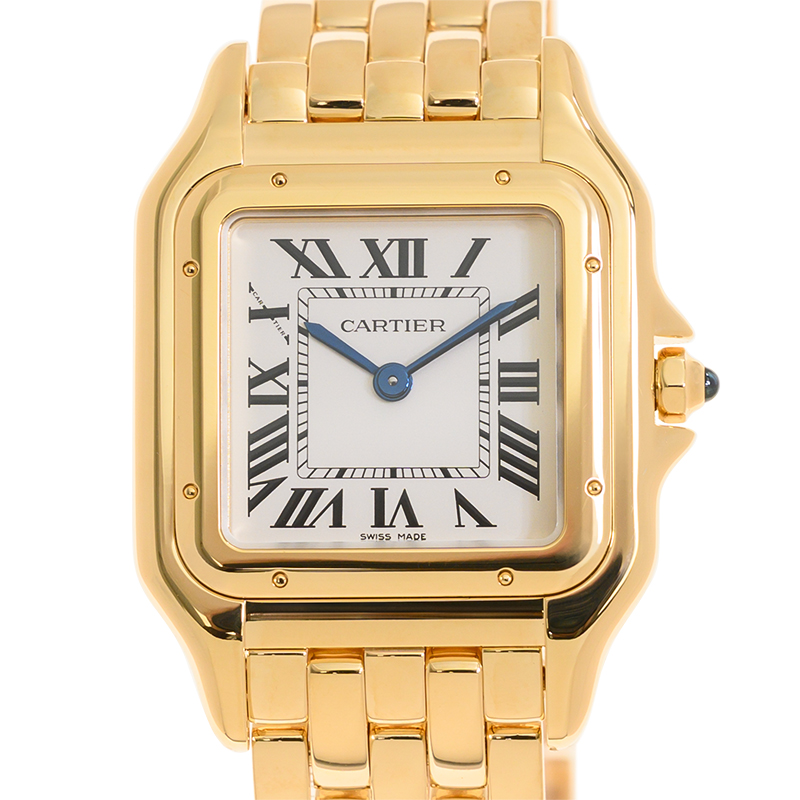 Panthere De Medium Model White Dial Ladies Watch