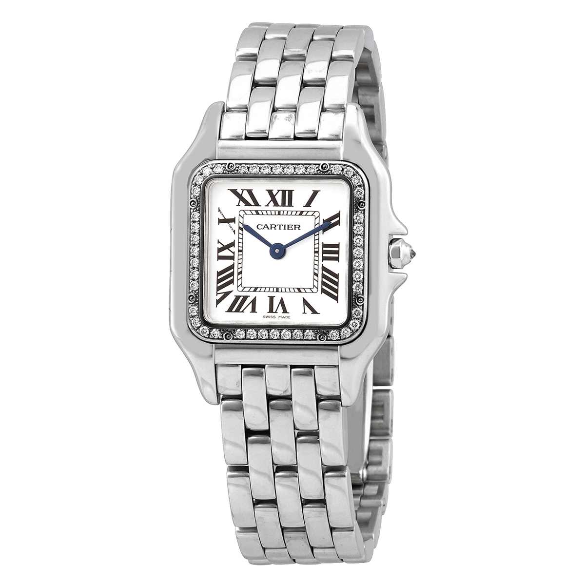 Cartier Panthere de Cartier Silver Dial 18kt White Gold Ladies Watch WJPN0007