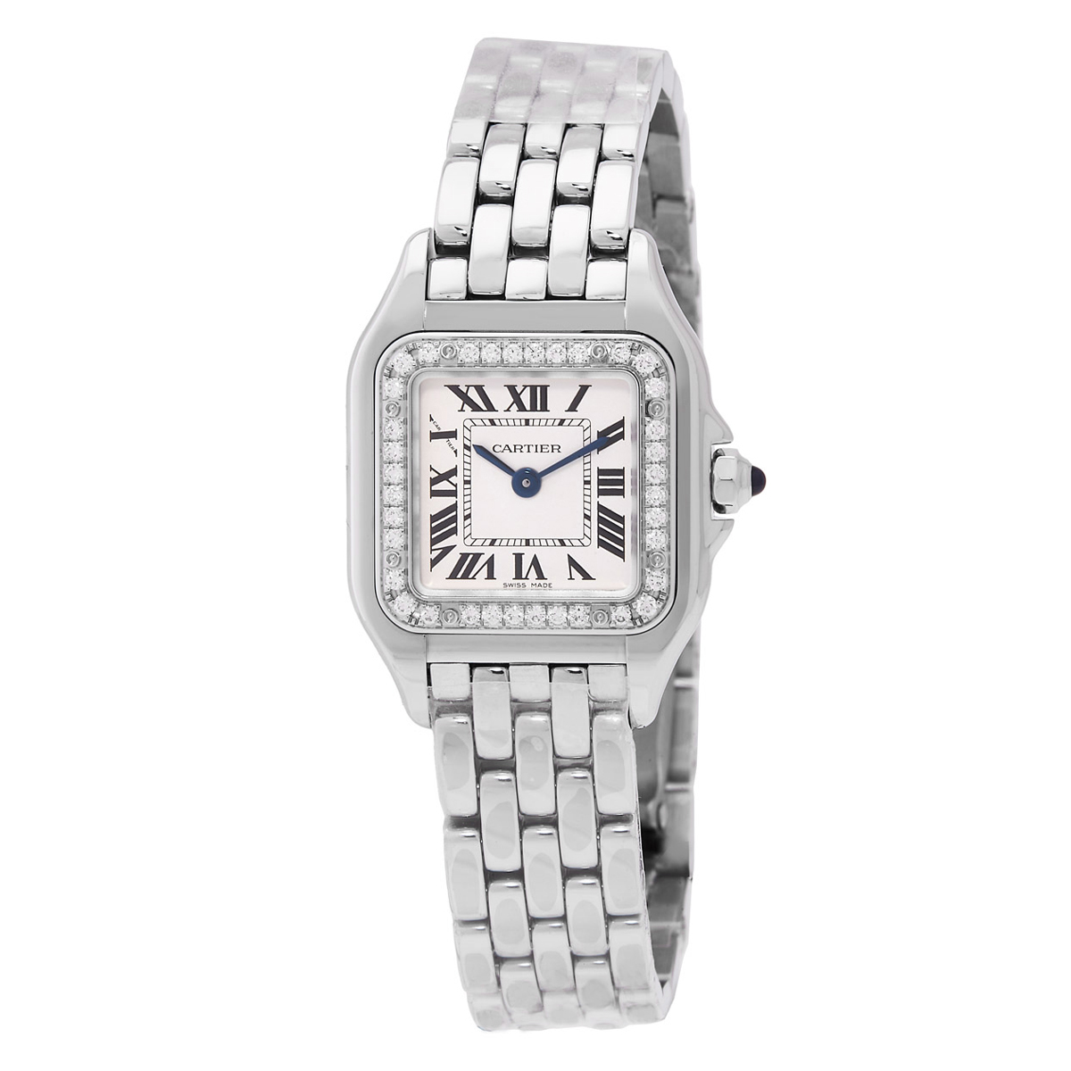 Panthère Small Model Diamond White Dial Watch
