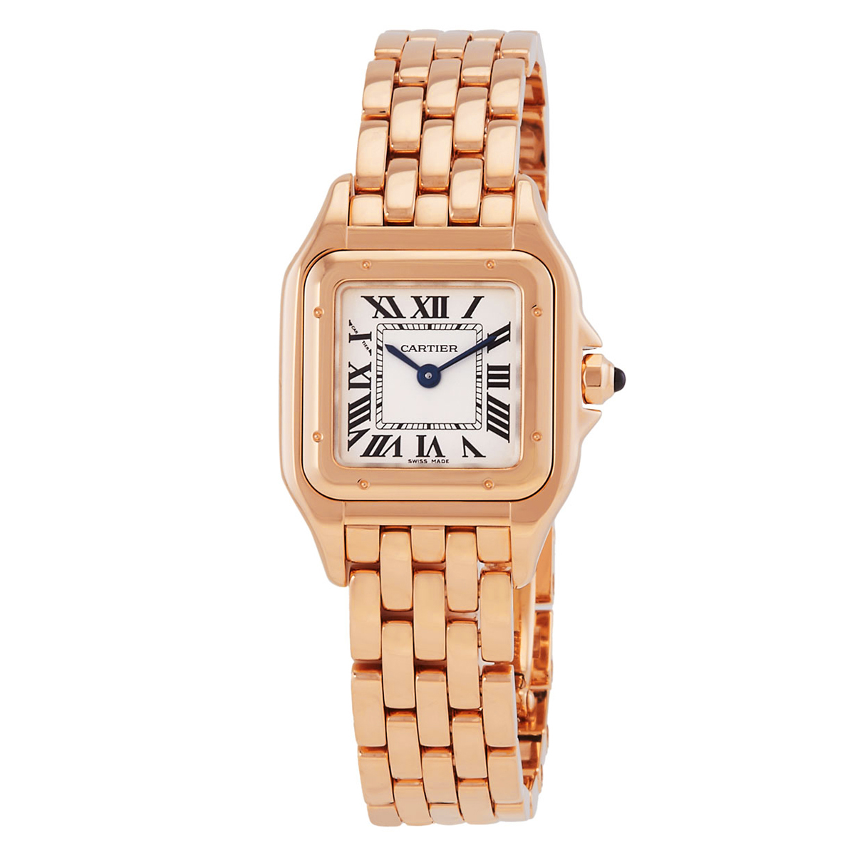 Cartier Panthere Small Size Quartz Silver Dial Ladies Watch WGPN0040