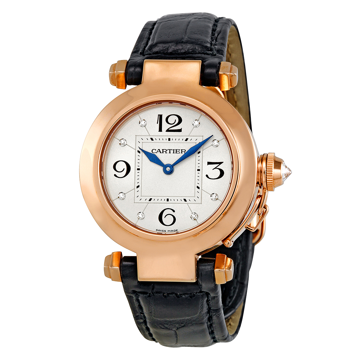 Cartier Pasha Diamond Ladies  Watch WJ11913G