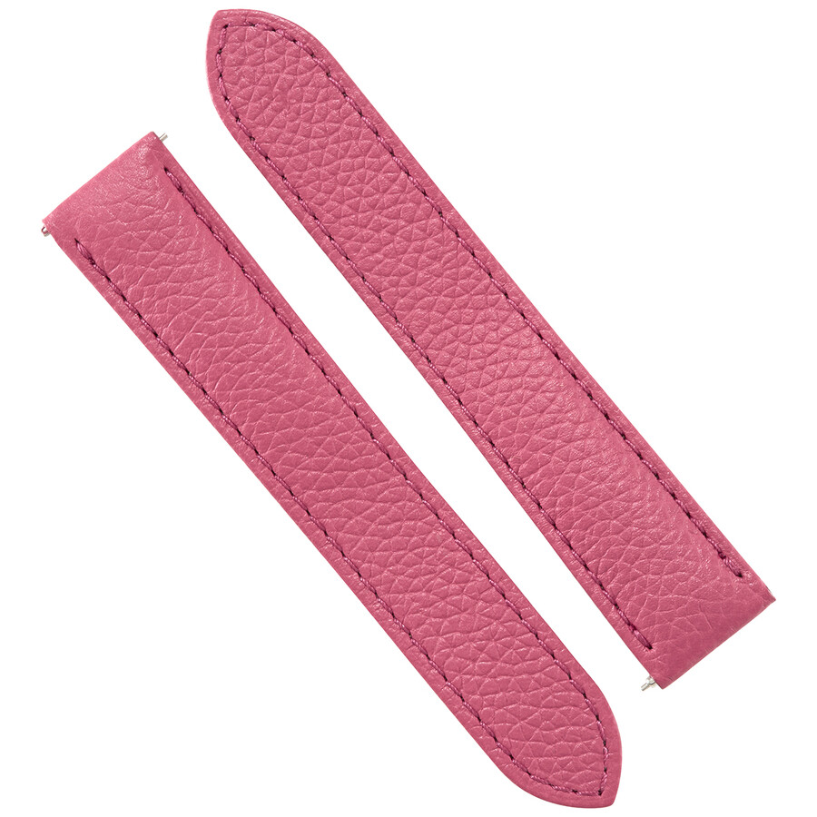 Cartier Pink Leather Watch Bands KD6UXAC5 Watch Accessories, Watch Bands