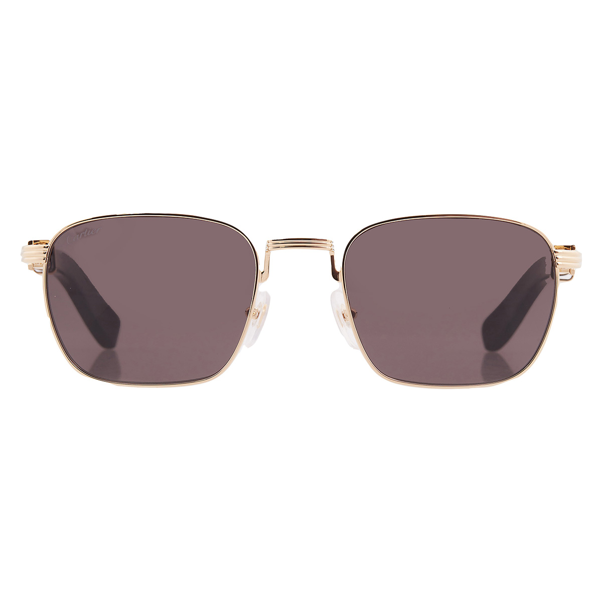 Cartier Premiere de Cartier Grey Rectangular Men's Sunglasses