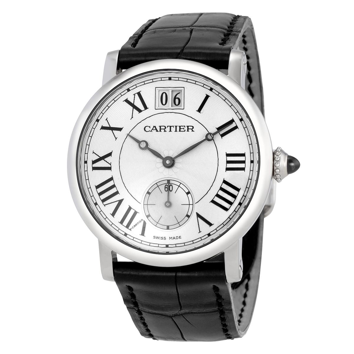 Cartier Rotonde 18kt White Gold Case Unisex Watch W1552851