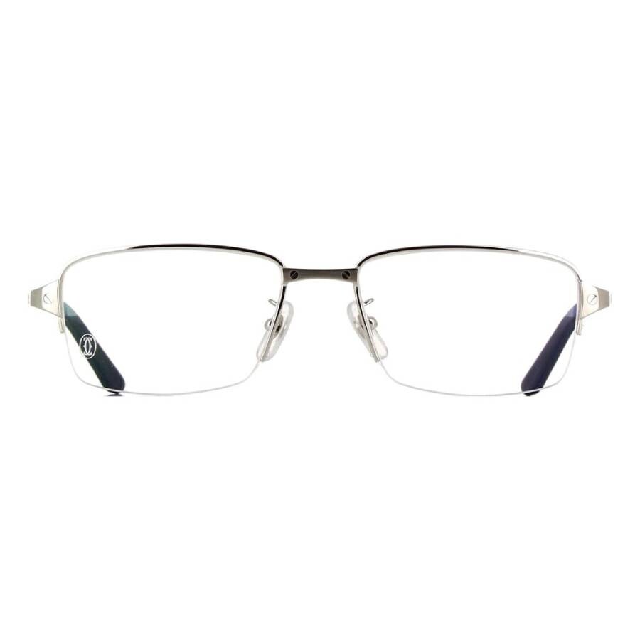 Cartier Santos De  Demo Rectangular Men's Eyeglasses Ct0443oa 002 54