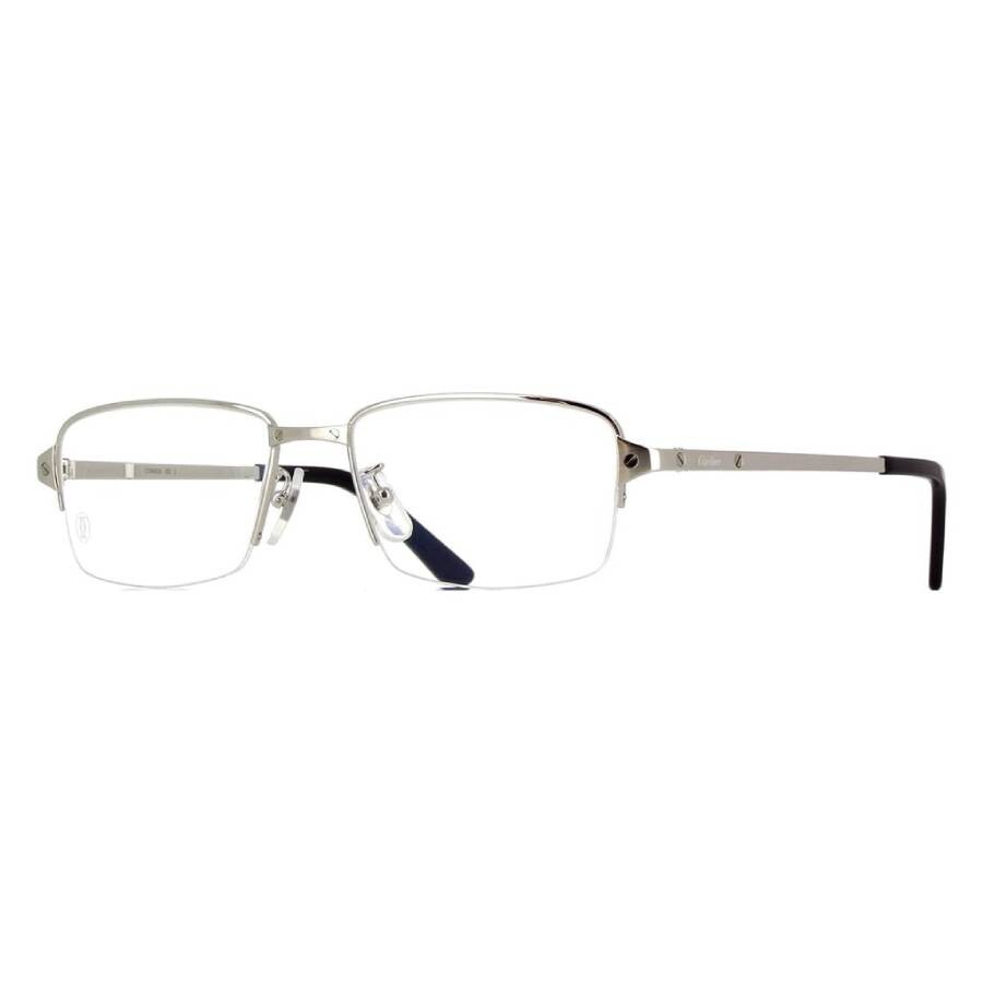 Cartier Santos De  Demo Rectangular Men's Eyeglasses Ct0443oa 002 54