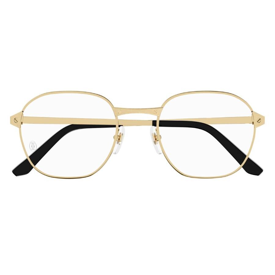 Cartier Santos De Demo Round Men's Eyeglasses Ct0441o 001 51