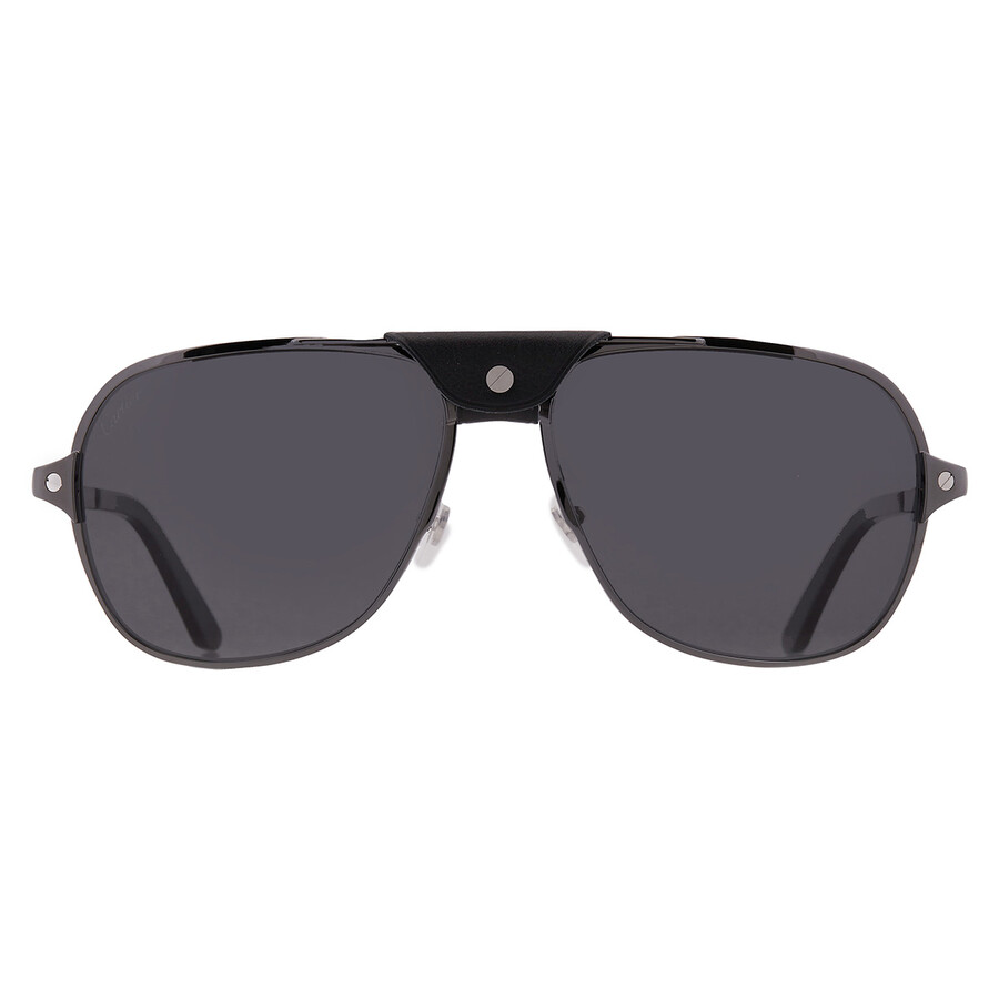Cartier Santos de Cartier Polarized Grey Navigator Men's