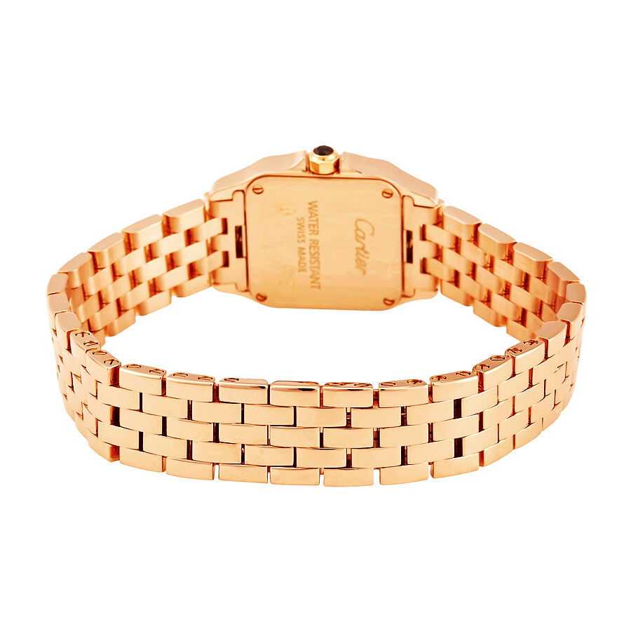 cartier santos medium rose gold