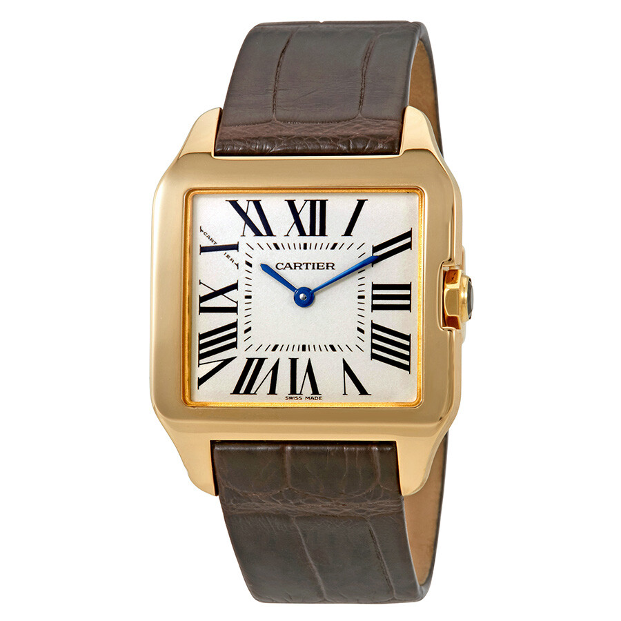 Cartier Santos Dumont 18kt Yellow Gold Ladies Watch W2009351 Santos