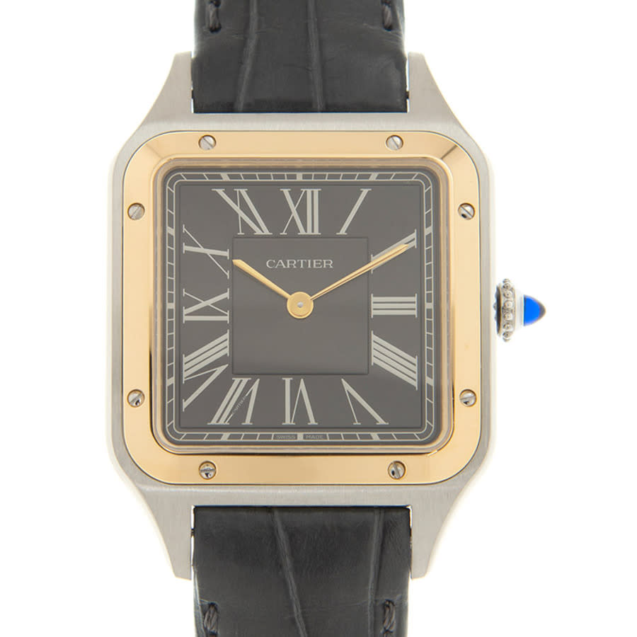 Cartier Santos-Dumont "Le 14 bis" Automatic Grey Dial Men's Watch W2SA0015