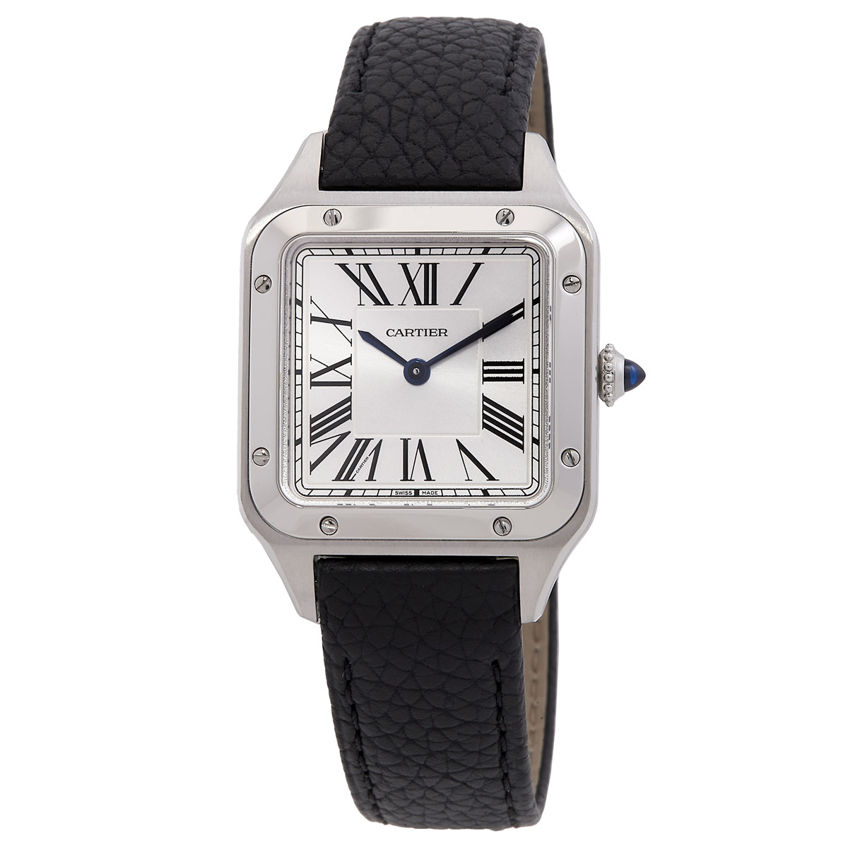 Cartier Santos-Dumont Small Model Quartz Silver Dial Watch WSSA0087