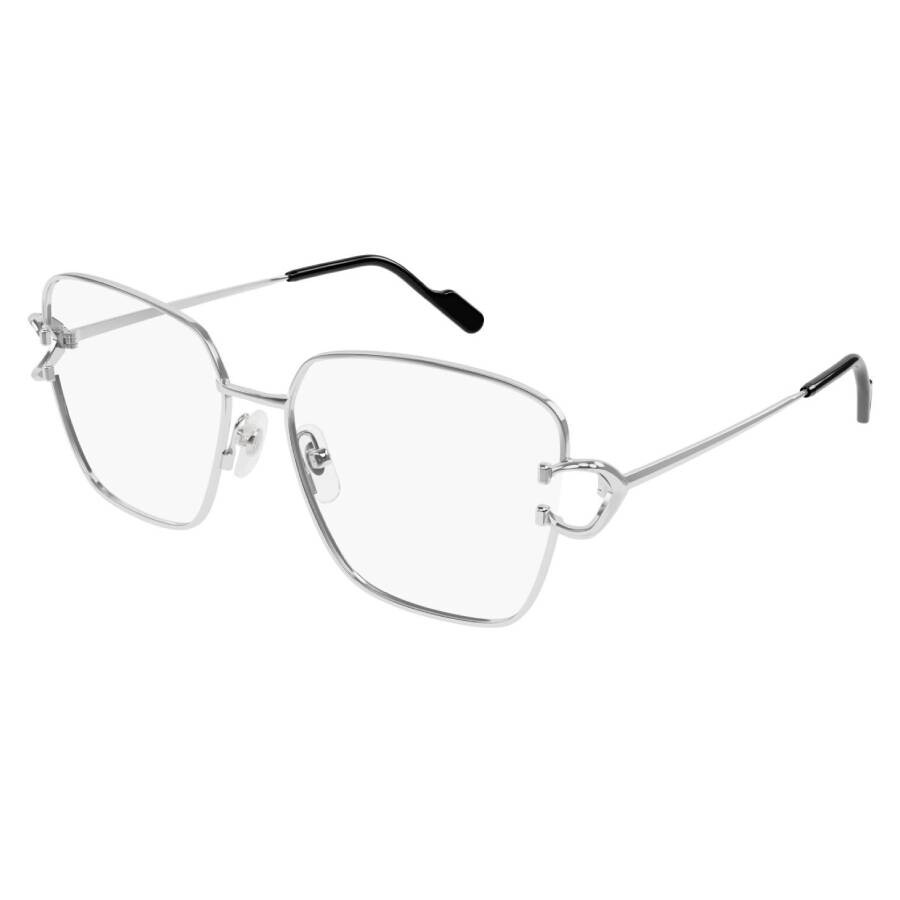 Cartier Signature C De  Demo Butterfly Ladies Eyeglasses Ct0486o 002 58