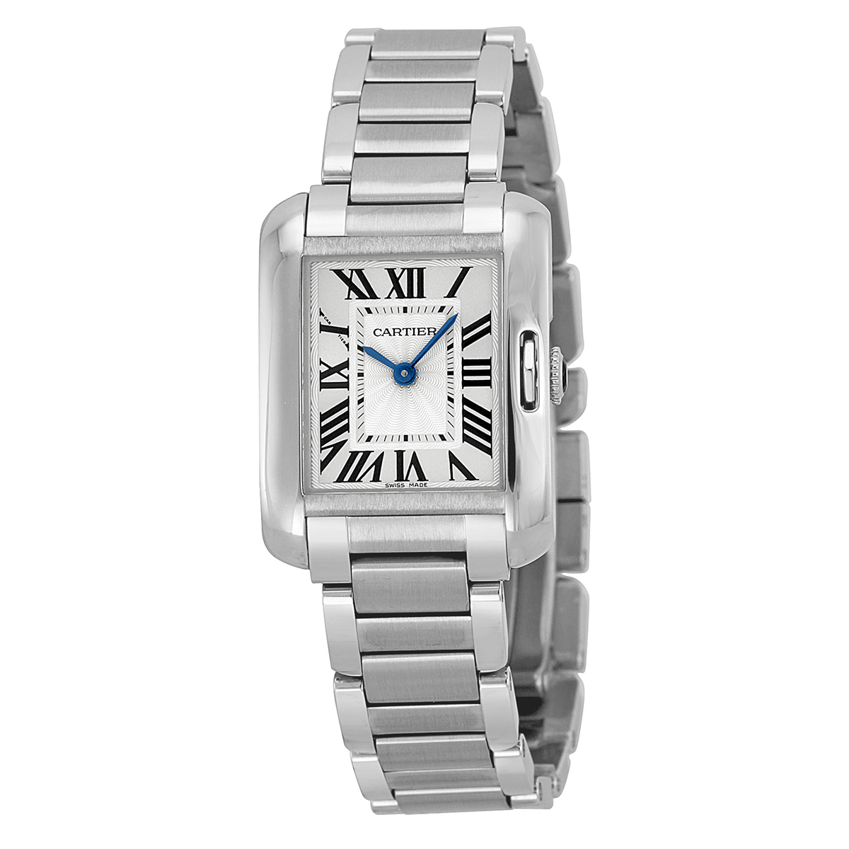 Cartier Tank Anglaise Silver Dial Ladies Watch W5310022