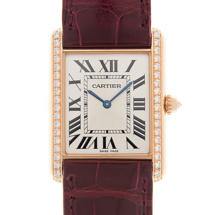 Cartier Tank Louis Silver Dial Ladies Large Watch WJTA0014