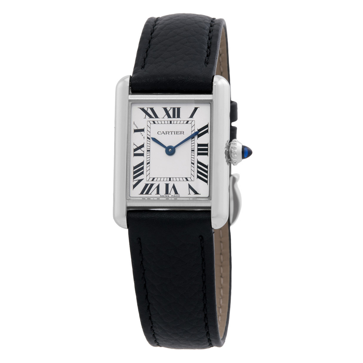 Cartier Tank Must Small Size Quartz White Dial Unisex Watch WSTA0110
