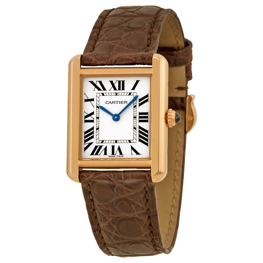 cartier tank leather