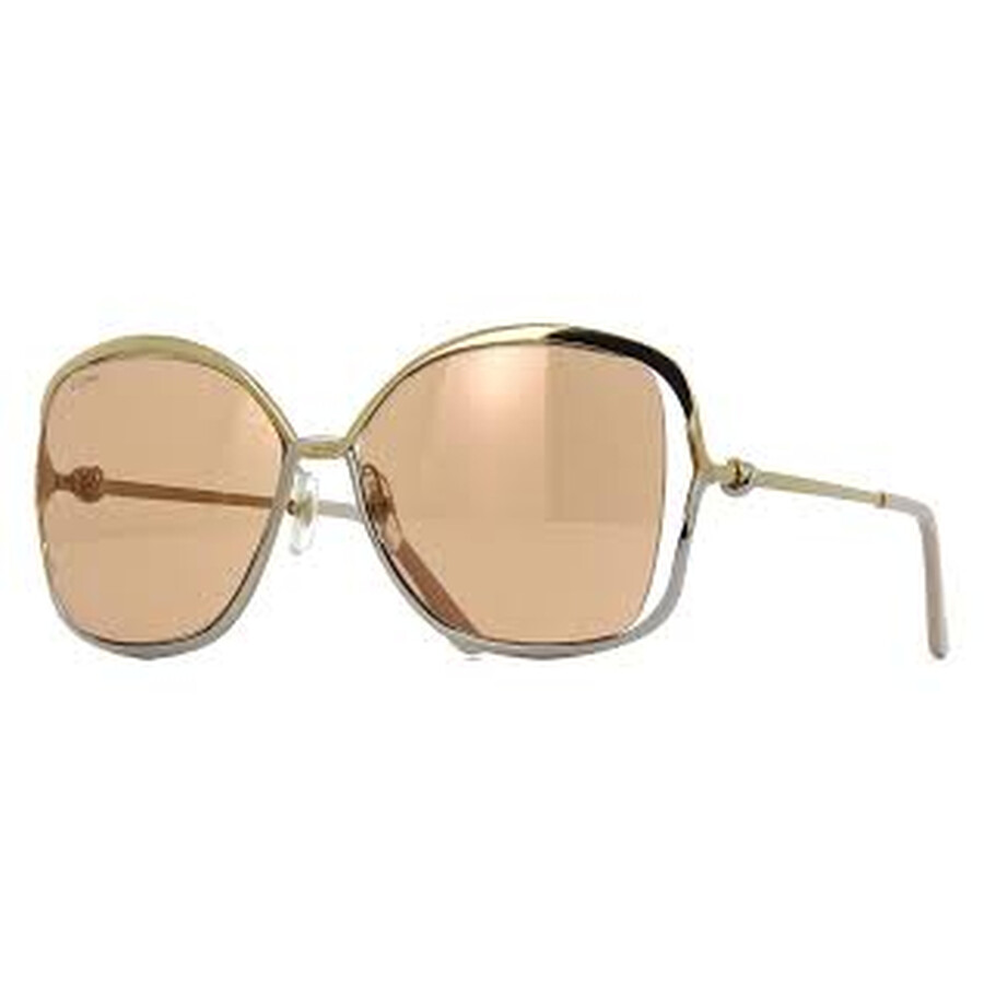 Cartier Trinity Brown Flash Butterfly Ladies Sunglasses Ct0225s 002 60