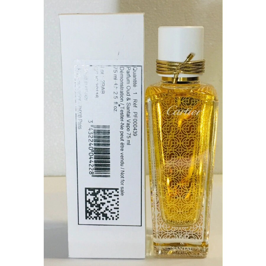Cartier Unisex Oud Santal Parfum oz (Tester) Fragrances