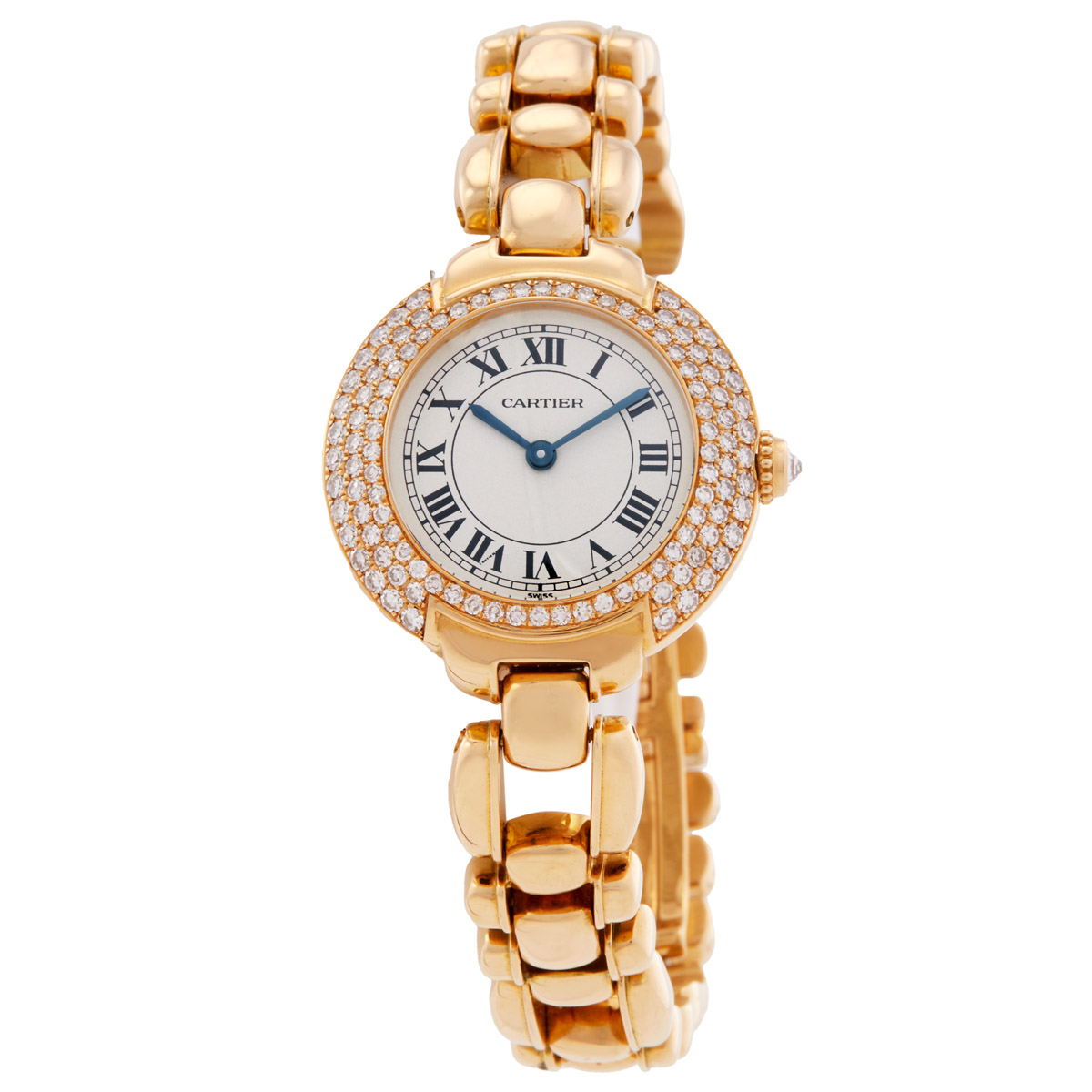 Vendome Quartz Diamond White Dial Ladies Watch