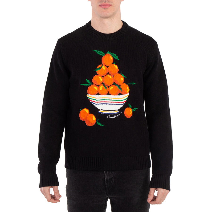 Men's Black Pyramide D' Oranges Jumper