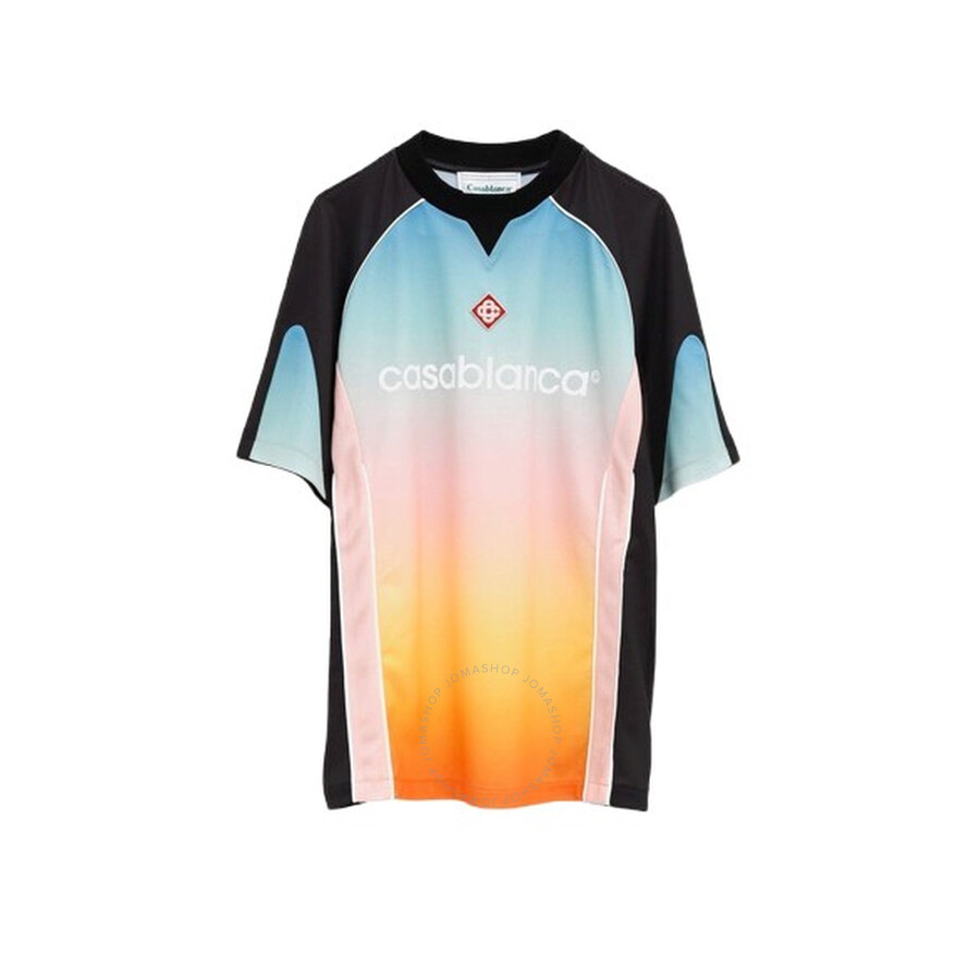 Casablanca Gradient Football Mesh T-shirt