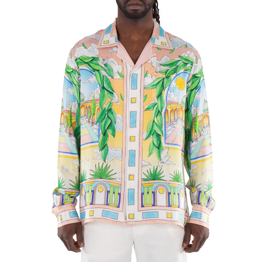 Men's Paysage Ideal Silk Shirt
