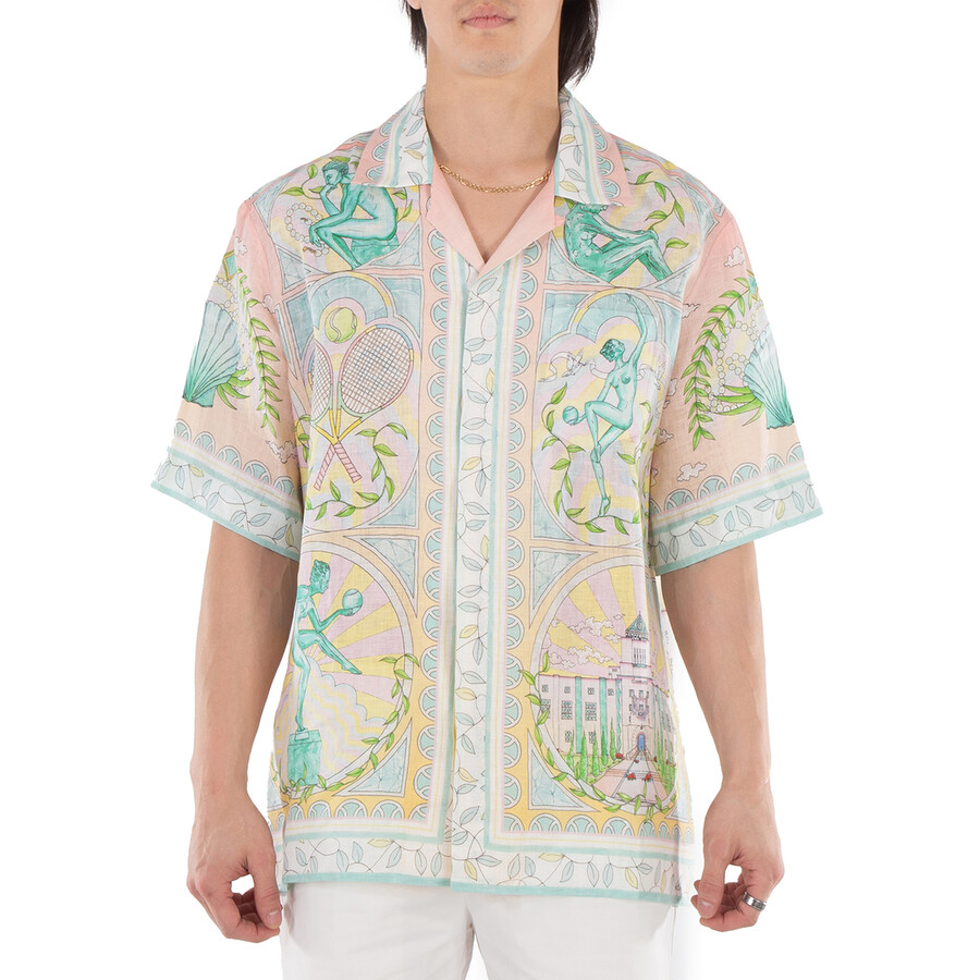 Men's Vase Linen Shirt