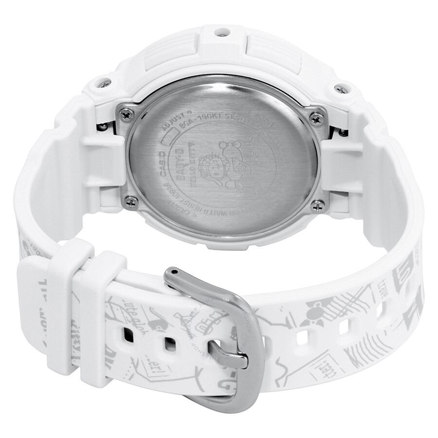 Casio Baby G Hello Kitty Alarm World Time Chronograph White Dial