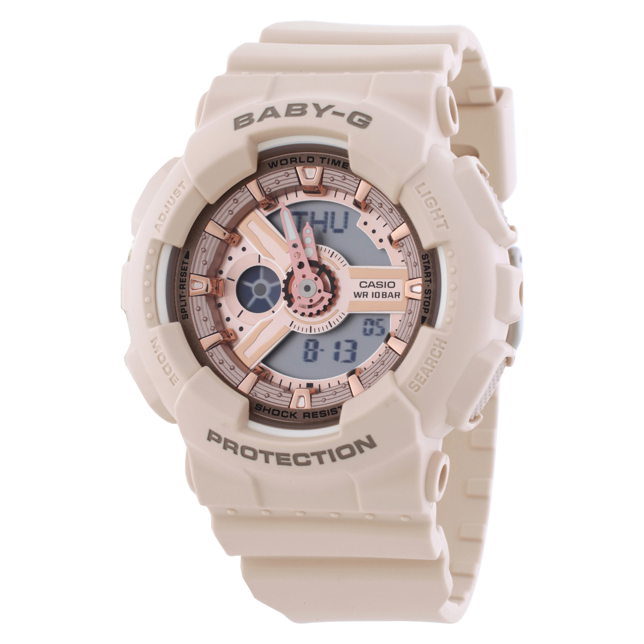 Casio Baby-G Alarm World Time Quartz Analog-Digital Watch BA-110XCP-4ADR