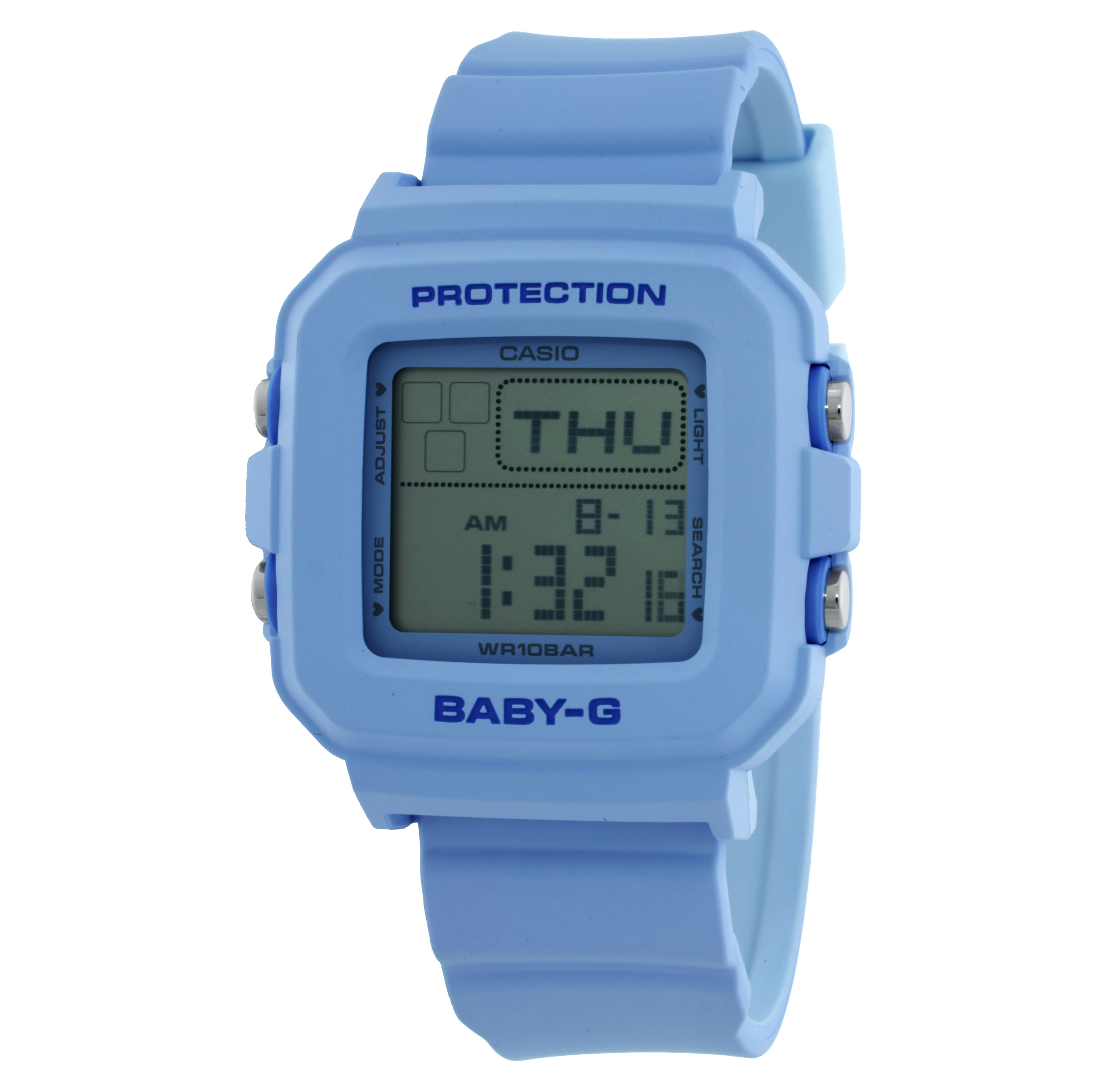 Casio Baby-G Alarm World Time Quartz Digital Ladies Watch BGD-10KH-2B