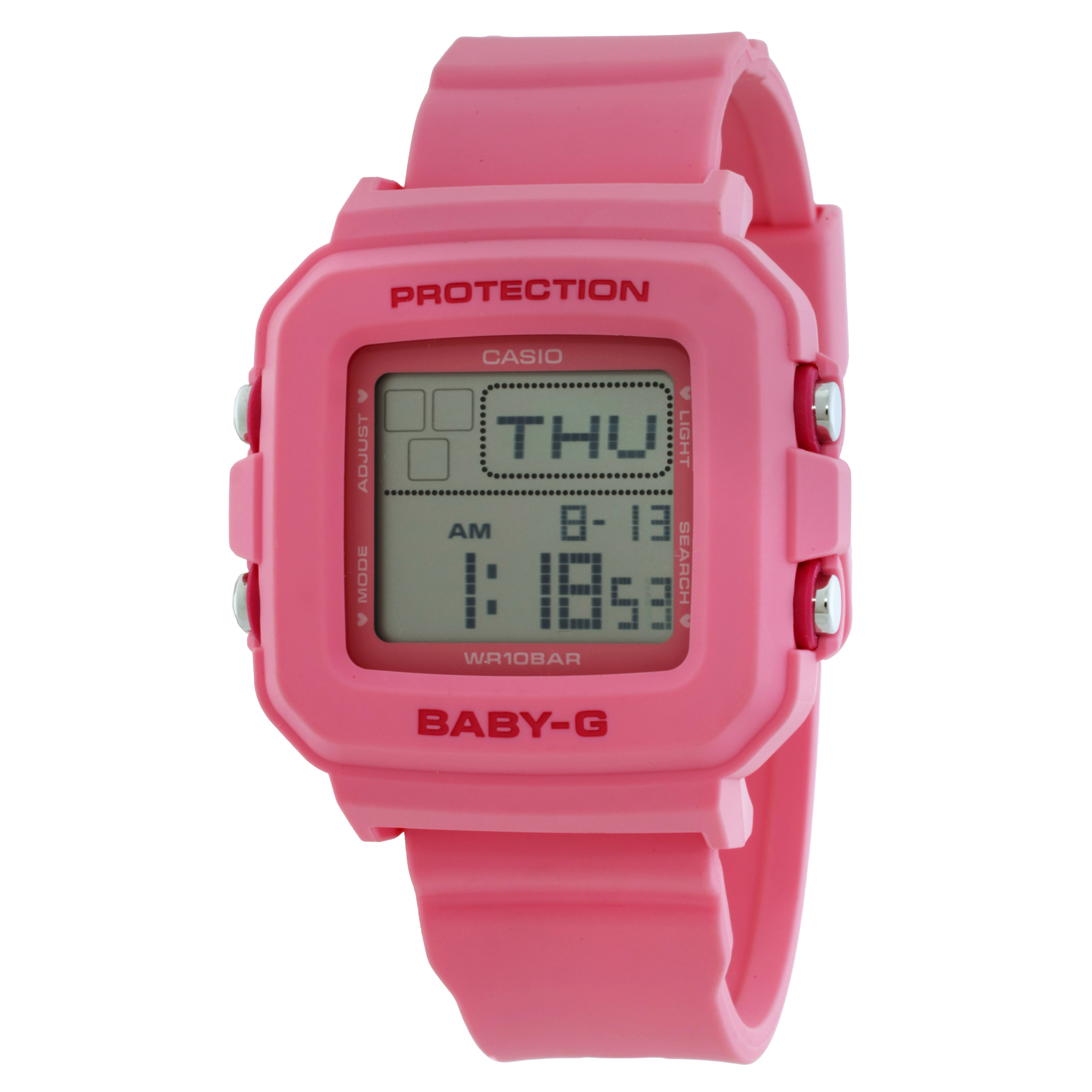 Casio Baby-G Alarm World Time Quartz Digital Ladies Watch BGD-10KH-4DR
