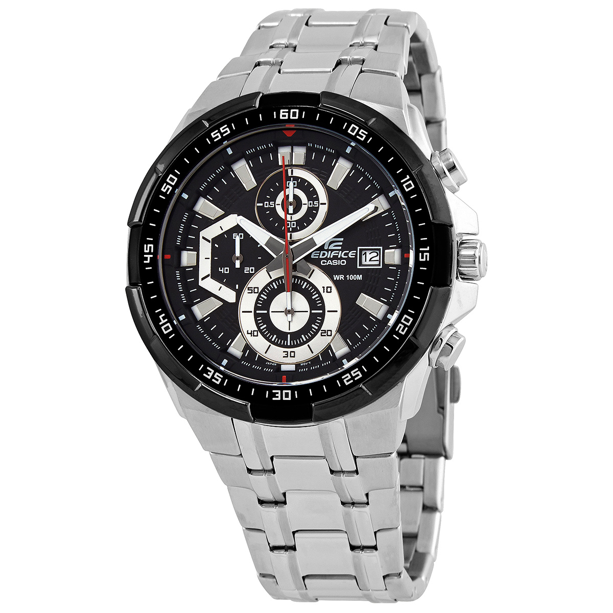 Casio Edifice Chronograph Quartz Black Dial Men's Watch