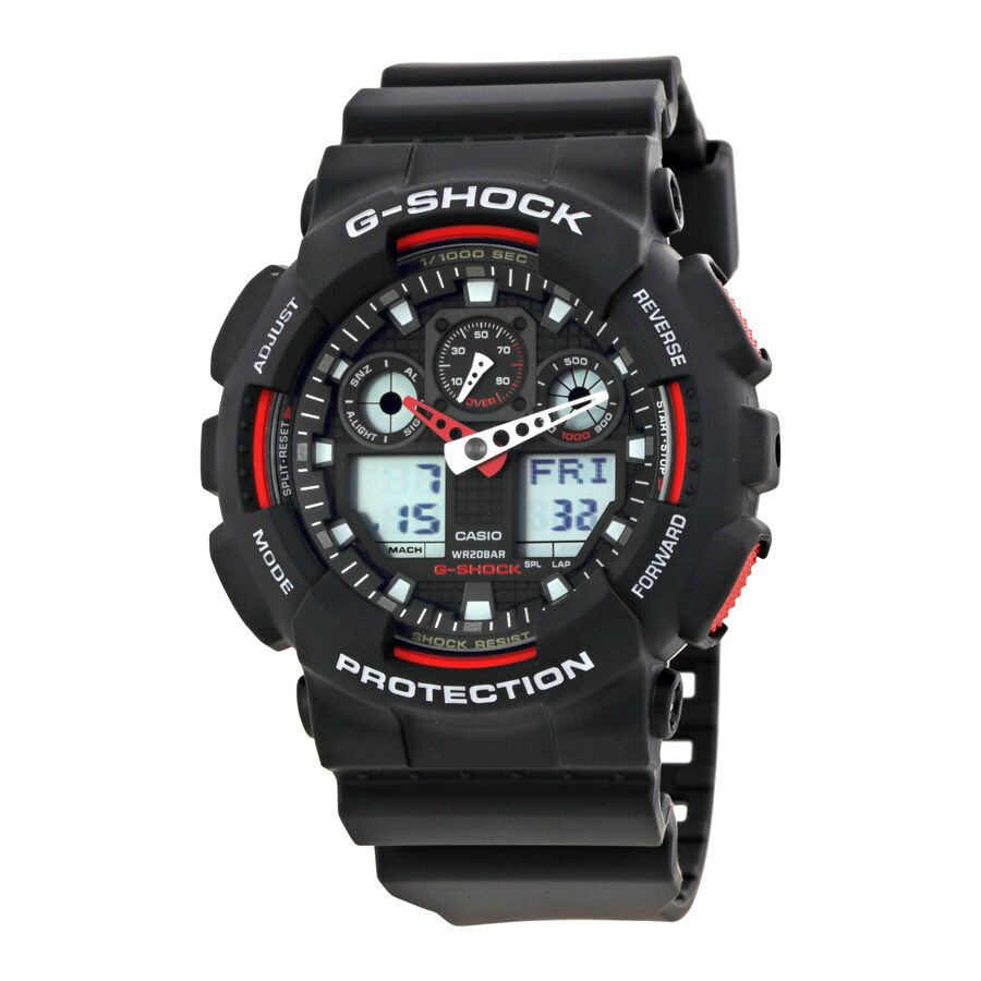  G-Shock Black Resin Strap Men's Watch 