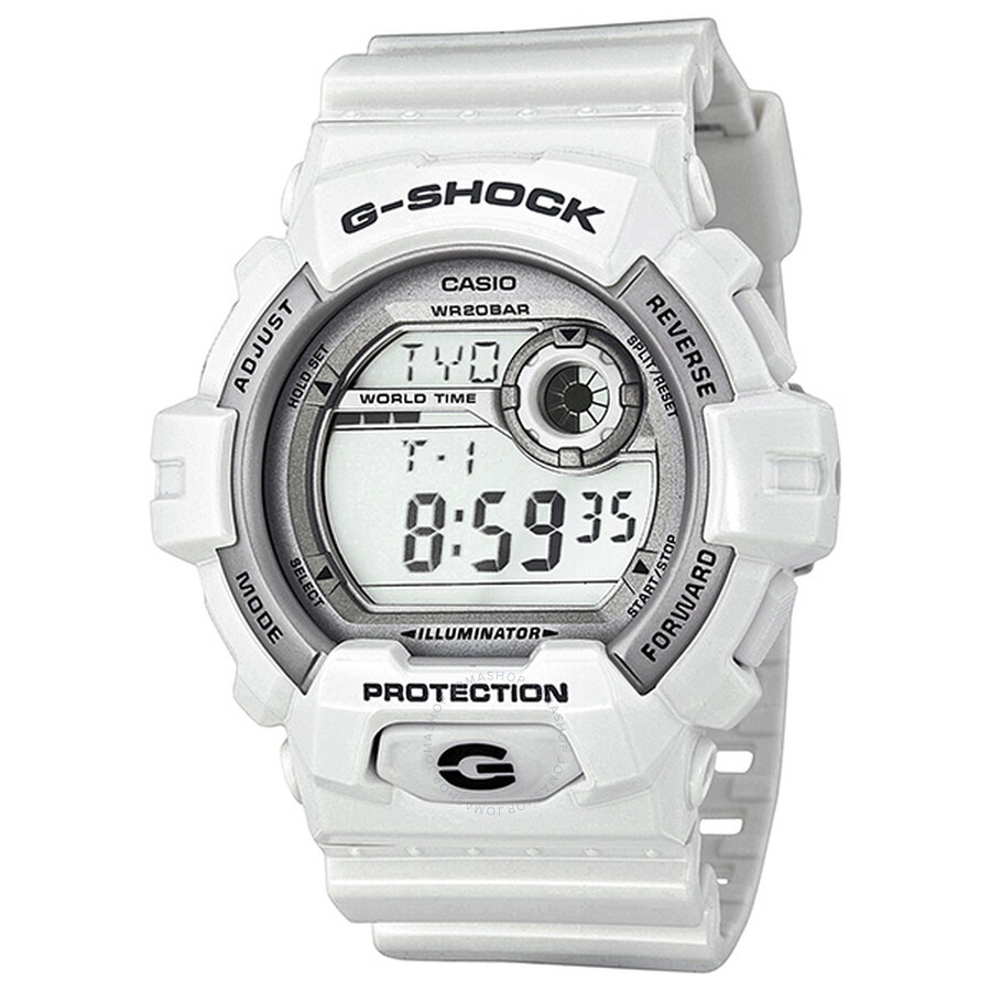 Casio Men's G-Shock Analog-Digital Tough Solar Watch, White